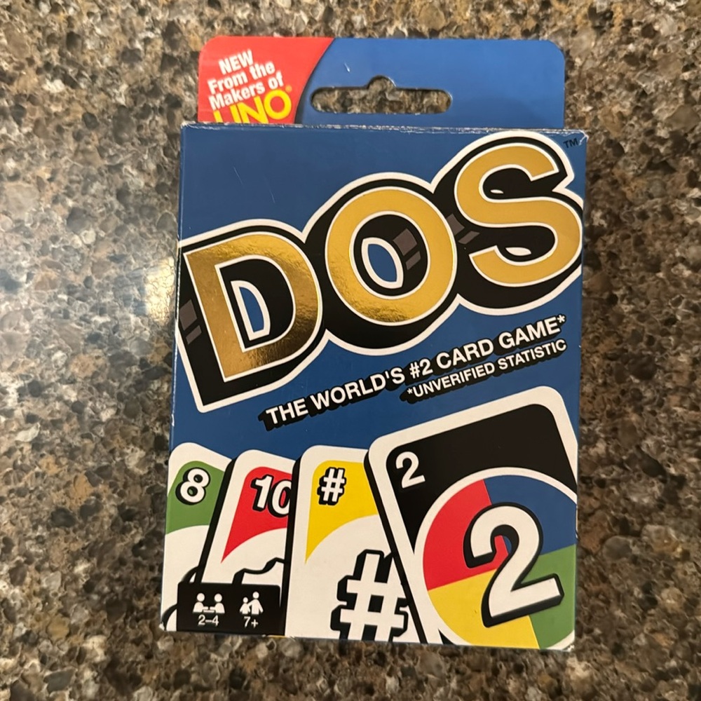 NEW DOS Card Game (from the makers of Uno)